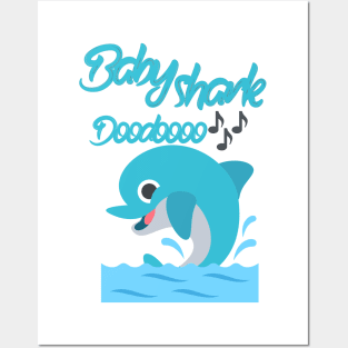 baby shark doo doo doo doo Posters and Art